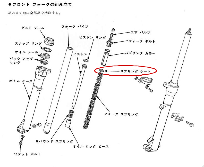 TL125(JD06) リアサスに今スグできる小技: Internal combustion