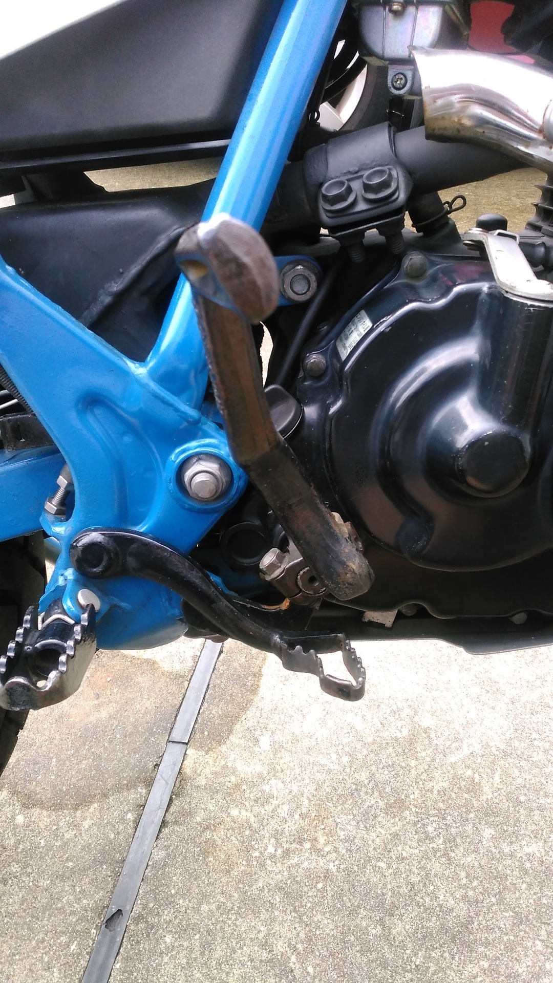 TL125(JD06)キック: Internal combustion